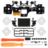 eXtremeRate Strong Version Whole Clicky Kit V2 for PS5 Controller BDM-050 Shoulder Face Buttons, Micro Switch L2R2 Clicky Hair Trigger Kit and Tactile L1R1 Face Buttons Mouse Click for PS5 Controller - PFMD017V2