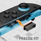 eXtremeRate ZL ZR Buttons Replacement Tactile Switches Ribbon Flex Cable & Custom Left Right Controller Charging Connector Female Socket Port FPC Cable Repair Parts for Nintendo Switch 2 Joycon - GKKNT001