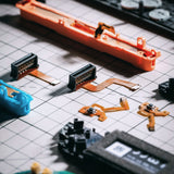 eXtremeRate ZL ZR Buttons Replacement Tactile Switches Ribbon Flex Cable & Custom Left Right Controller Charging Connector Female Socket Port FPC Cable Repair Parts for Nintendo Switch 2 Joycon - GKKNT001