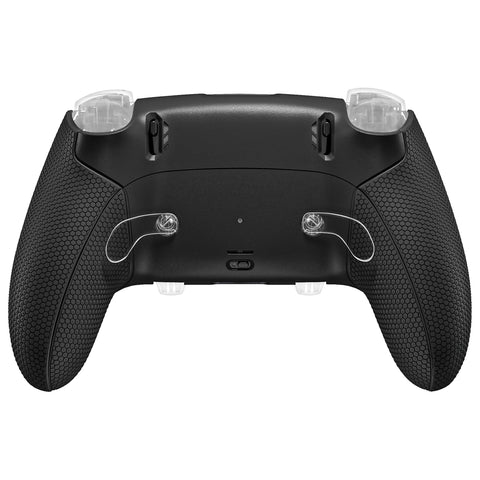 eXtremeRate Beyond-ARC Bottom Shell Kit with Rubberised Grip for PS5 Edge Controller - Black - CKREGU001