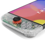 eXtremeRate D-Pad Version Replacement Full Set Shell Case with Buttons for Joycon 2 of Nintendo Switch 2 - Deluxe Version - Clear - SZMNTM004