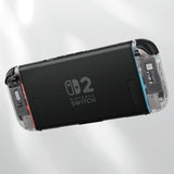 eXtremeRate D-Pad Version Replacement Full Set Shell Case with Buttons for Joycon 2 of Nintendo Switch 2 - Essence Version - Clear - SXANTM004