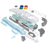 eXtremeRate DIY Replacement Full Set Shell Case with Buttons for Joycon 2 of Nintendo Switch 2 - Essence Version - Clear - BSUNTM006