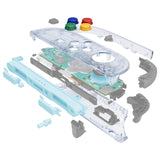 eXtremeRate DIY Replacement Full Set Shells with Buttons for Nintendo Switch 2 - Essence Version - Clear Glacier Blue - RHANTM003