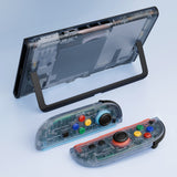 eXtremeRate DIY Replacement Full Set Shells with Buttons for Nintendo Switch 2 - Essence Version - Clear Glacier Blue - RHANTM003