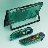 eXtremeRate DIY Replacement Full Set Shells with Buttons for Nintendo Switch 2 - Essence Version - Emerald Green - RHANTM004