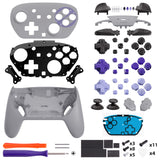 eXtremeRate DIY Replacement Full Set Shells with Buttons for Nintendo Switch 2 Pro Controller - Classic SNES Style - QGSPTY003