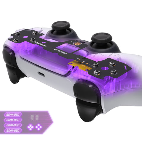 eXtremeRate Custom Tactile Dpad & Action Buttons Face Clicky Kit V3 for PS5 Controller BDM-030/040/050/060 - PFMD019
