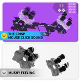 eXtremeRate Custom Tactile Dpad & Action Buttons Face Clicky Kit V3 for PS5 Controller BDM-030/040/050/060 - PFMD019