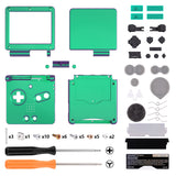 eXtremeRate IPS Ready Upgraded Chameleon Green Purple Custom Replacement Housing Shell for Gameboy Advance SP GBA SP – Compatible with Both IPS & Standard LCD – Console & Screen NOT Included - ASPP3007