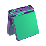 eXtremeRate IPS Ready Upgraded Chameleon Green Purple Custom Replacement Housing Shell for Gameboy Advance SP GBA SP – Compatible with Both IPS & Standard LCD – Console & Screen NOT Included - ASPP3007