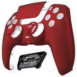 eXtremeRate LUNA Redesigned Front Shell with Touchpad for PS5 Controller BDM-010/020/030/040/050/060 - Scarlet Red - GHPFP002G4