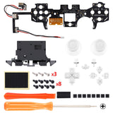 eXtremeRate Multi-Colors Luminated Buttons DTF V4 LED Kit for PS5 Controller BDM-030/040/050/060 - White - PFLED06G4