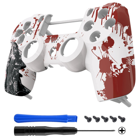eXtremeRate Zombie Blood Patterned Repair Top Shell for PS4 Pro Slim Controller (CUH-ZCT2 JDM-040 JDM-050 JDM-055) - SP4FT14