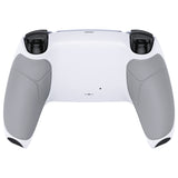 eXtremeRate Performance Custom Back Housing Bottom Shell Compatible with PS5 Controller BDM-010/020/030/040/050 - Rubberized White - DPFU6002