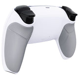 eXtremeRate Performance Custom Back Housing Bottom Shell Compatible with PS5 Controller BDM-010/020/030/040/050 - Rubberized White - DPFU6002