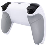 eXtremeRate Performance Custom Back Housing Bottom Shell Compatible with PS5 Controller BDM-010/020/030/040/050 - Rubberized White - DPFU6002