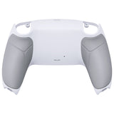 eXtremeRate Performance Custom Back Housing Bottom Shell Compatible with PS5 Controller BDM-010/020/030/040/050 - Rubberized White - DPFU6002