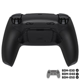 eXtremeRate RISE Plus MAX Back Paddles Kit with Clicky Trigger Stops & Rubberized Grip for PS5 Controller BDM-030/040/050 - Black - GQTPFM001M2