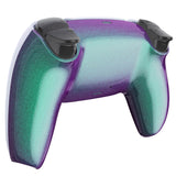 eXtremeRate Custom Back Housing Bottom Shell Compatible with PS5 Controller BDM-010/020/030/040/050 - Chameleon Purple Blue Glossy - DPFP3001