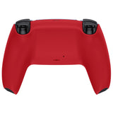 eXtremeRate Custom Back Housing Bottom Shell Compatible with PS5 Controller BDM-010/020/030/040/050 - Passion Red - DPFP3027