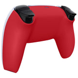 eXtremeRate Custom Back Housing Bottom Shell Compatible with PS5 Controller BDM-010/020/030/040/050 - Passion Red - DPFP3027