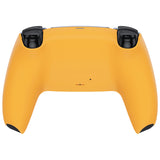 eXtremeRate Custom Back Housing Bottom Shell Compatible with PS5 Controller BDM-010/020/030/040/050 - Caution Yellow - DPFP3011