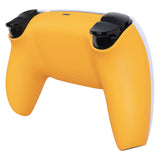 eXtremeRate Custom Back Housing Bottom Shell Compatible with PS5 Controller BDM-010/020/030/040/050 - Caution Yellow - DPFP3011