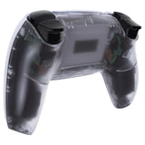 eXtremeRate Custom Back Housing Bottom Shell Compatible with PS5 Controller BDM-010/020/030/040/050 - Clear - DPFM5001
