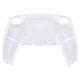 eXtremeRate Custom Back Housing Bottom Shell Compatible with PS5 Controller BDM-010/020/030/040/050 - Clear - DPFM5001