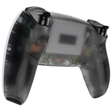 eXtremeRate Custom Back Housing Bottom Shell Compatible with PS5 Controller BDM-010/020/030/040/050 - Clear Black - DPFM5007