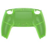 eXtremeRate Custom Back Housing Bottom Shell Compatible with PS5 Controller BDM-010/020/030/040/050 - Clear Green - DPFM5003