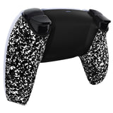 eXtremeRate Custom Back Housing Bottom Shell Compatible with PS5 Controller BDM-010/020/030/040/050 - Textured White - DPFP3014