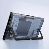 eXtremeRate Replacement DIY Rear Back Plate for Nintendo Switch 2 Handheld Console  (Without Kickstand) - Clear Glacier Blue - GLTNTM003