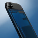 eXtremeRate Replacement DIY Rear Back Plate for Nintendo Switch 2 Handheld Console  (Without Kickstand) - Clear Blue - GLTNTM005