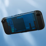 eXtremeRate Replacement DIY Rear Back Plate for Nintendo Switch 2 Handheld Console  (Without Kickstand) - Clear Blue - GLTNTM005