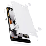 eXtremeRate Replacement DIY Rear Back Plate for Nintendo Switch 2 Handheld Console  (Without Kickstand) - White - GLTNTM008