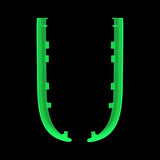 eXtremeRate Replacement Decorative Strips for Joycon 2 of Nintendo Switch 2 - Glow in Dark - Green - CULNTM007