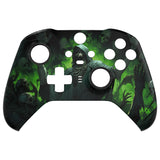 eXtremeRate Replacement Front Housing Shell Case for Xbox One Elite Series 2 & Elite 2 Core Controller (Model 1797) - Dark Carnival - ELT156