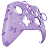 eXtremeRate Replacement Front Housing Shell Case for Xbox One Elite Series 2 & Elite 2 Core Controller (Model 1797) - Clear Atomic Purple - ELM504