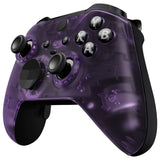 eXtremeRate Replacement Front Housing Shell Case for Xbox One Elite Series 2 & Elite 2 Core Controller (Model 1797) - Clear Atomic Purple - ELM504