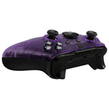 eXtremeRate Replacement Front Housing Shell Case for Xbox One Elite Series 2 & Elite 2 Core Controller (Model 1797) - Clear Atomic Purple - ELM504