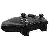 eXtremeRate Replacement Front Housing Shell Case for Xbox One Elite Series 2 & Elite 2 Core Controller (Model 1797) - Clear Black - ELM508