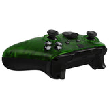 eXtremeRate Replacement Front Housing Shell Case for Xbox One Elite Series 2 & Elite 2 Core Controller (Model 1797) - Clear Green - ELM505