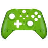 eXtremeRate Replacement Front Housing Shell Case for Xbox One Elite Series 2 & Elite 2 Core Controller (Model 1797) - Clear Green - ELM505