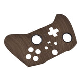 eXtremeRate Replacement Front Housing Shell Case for Xbox One Elite Series 2 & Elite 2 Core Controller (Model 1797) - Wood Grain - ELS201