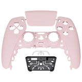 eXtremeRate Cherry Blossoms Pink Touchpad Front Housing Shell Compatible with ps5 Controller BDM-010/020/030/040/050, DIY Replacement Shell Custom Touch Pad Cover Faceplate Compatible with ps5 Controller - ZPFP3012G3
