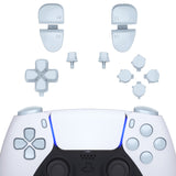 eXtremeRate Replacement D-pad R1 L1 R2 L2 Triggers Share Options Face Buttons, Celadon Green Full Set Buttons Compatible with ps5 Controller BDM-030/040/050 - Controller NOT Included - JPF1049G3