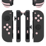 eXtremeRate Cherry Blossoms Pink Replacement ABXY Direction Keys SR SL L R ZR ZL Trigger Buttons Springs, Full Set Buttons Repair Kits with Tools for NS Switch JoyCon & OLED JoyCon - JoyCon Shell NOT Included - AJ206