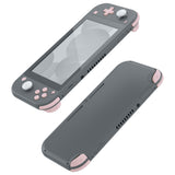eXtremeRate Cherry Blossoms Pink Replacement ABXY Home Capture Plus Minus Keys Dpad L R ZL ZR Trigger for Nintendo Switch Lite, Full Set Buttons Repair Kits with Tools for Nintendo Switch Lite - HL506